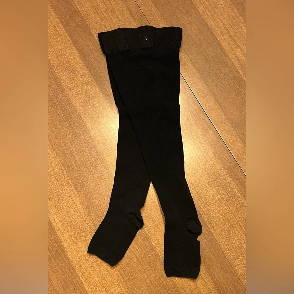 Juzo Compression Stockings 20-30 mmHg Knee High Open Toe Silicone Nub Band NWOT - Picture 2 of 9